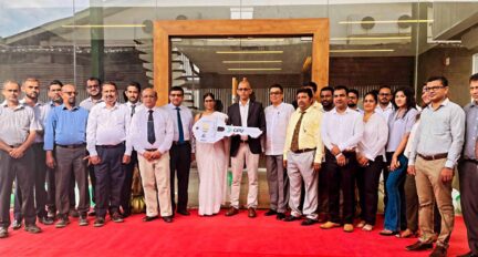 Handover of new electronics factory in Sri Lanka