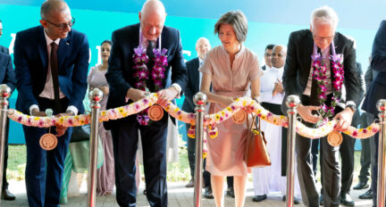 Grand opening of new electronics factory in Sri Lanka