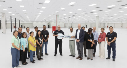 Handover of refurbished factory building