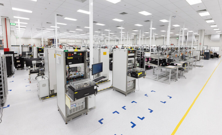 GPV electronics factory in Thailand after completion of the re-layout activities.