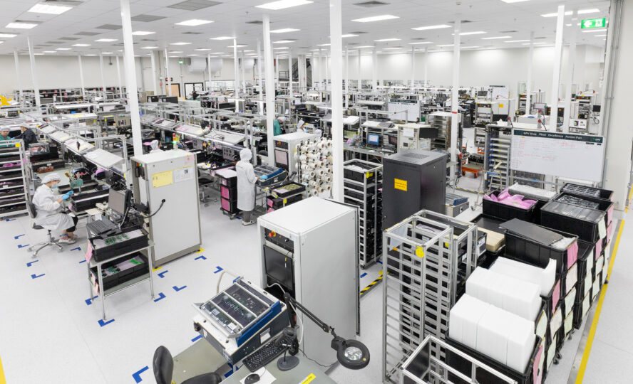 GPV electronics factory in Thailand after completion of the re-layout activities.