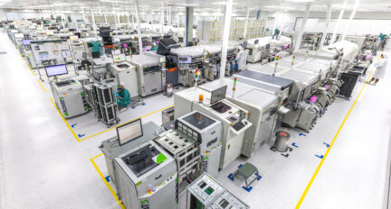 Re-layout of electronics factory in Thailand completed